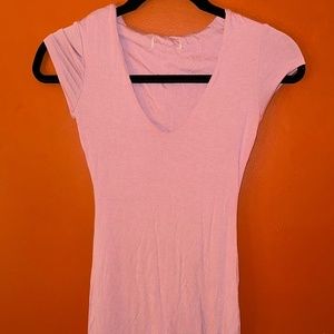 Pink, short sleeved dress S/M